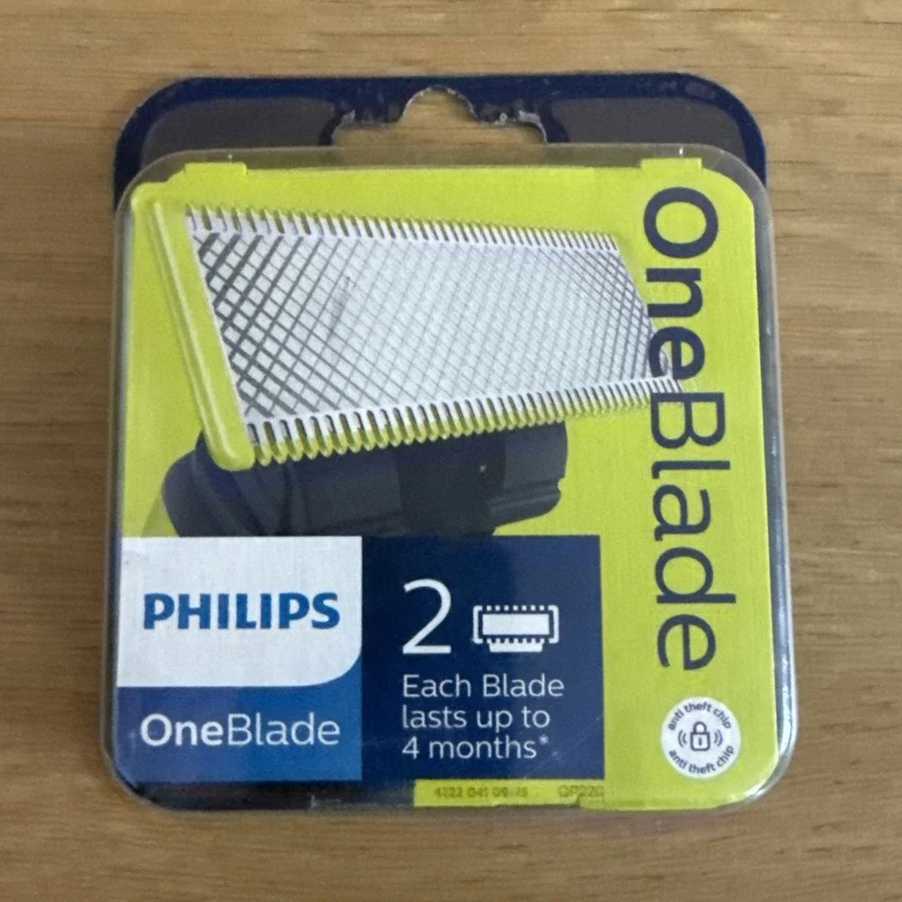 Philips Norelco One Blade Shaving Replacement Blades 2 Pack QP220/55